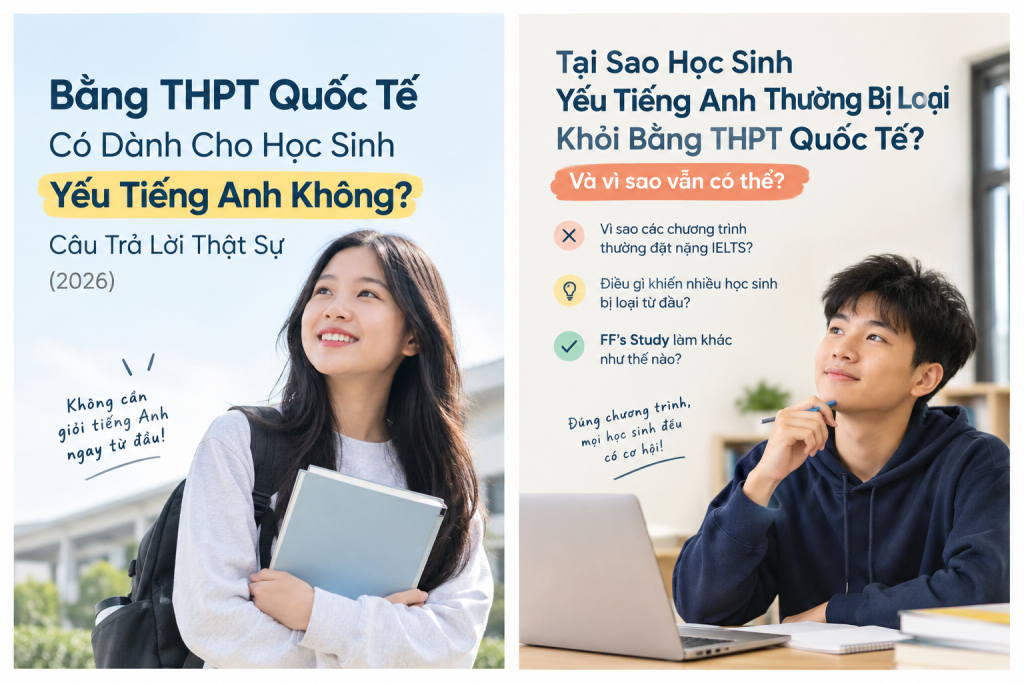 Bằng THPT Quốc Tế Có Dành Cho Học Sinh Yếu Tiếng Anh Không?